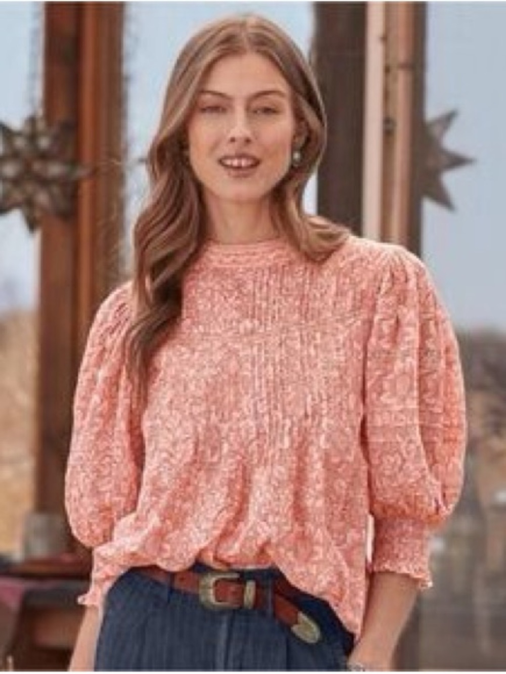 Sundance Grand Fleur Top in Sienna Floral - Picture 6 of 6